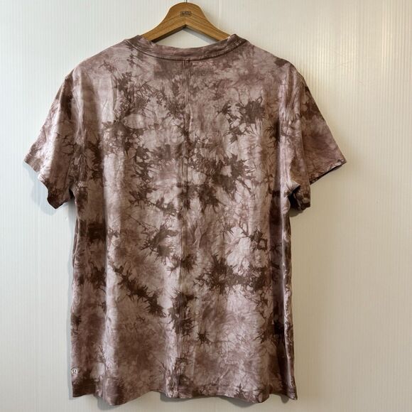 Lululemon 5 Year Basic Tee Shirt Earth Dye Mens Sz ML? - Picture 3 of 12